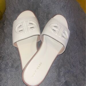 Flynn Logo Slide Sandal White Cole Haan Slides/Sandals size 7